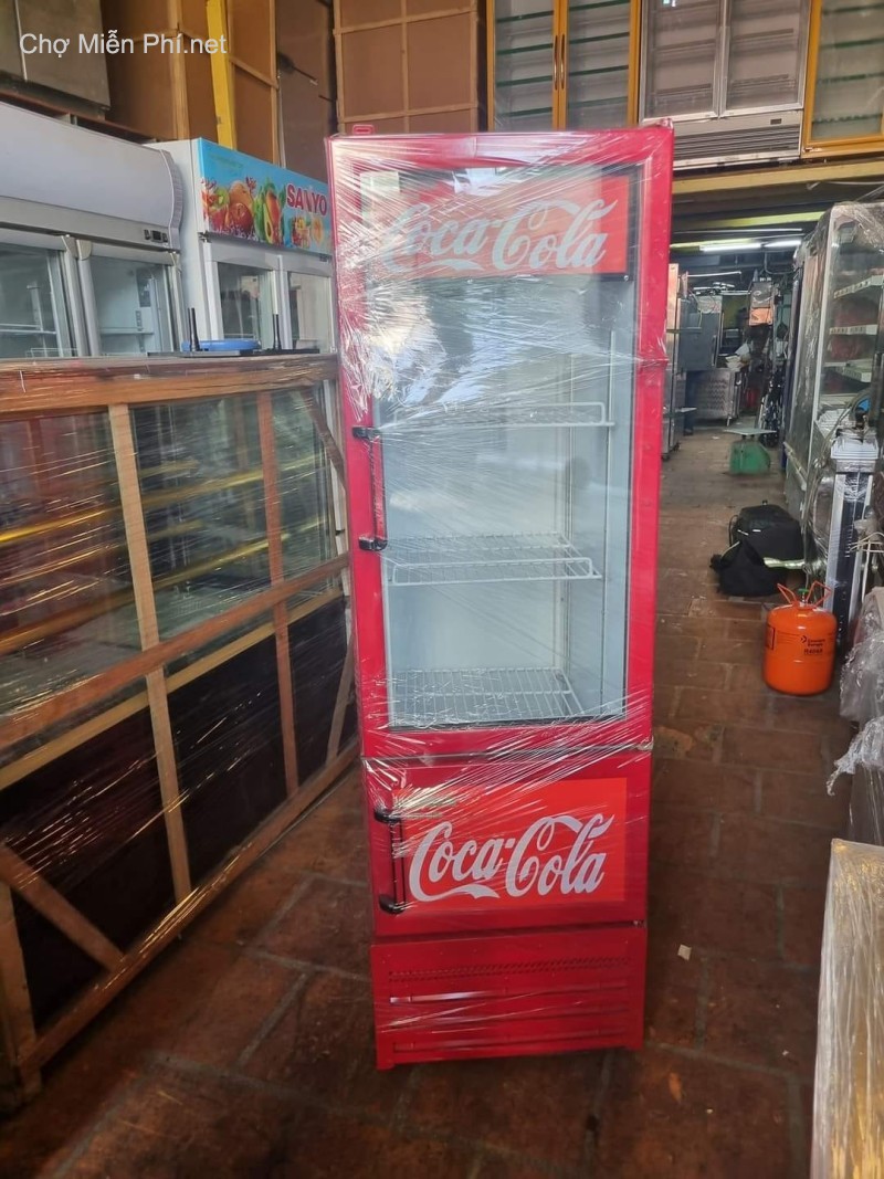 tủ mát coca cola dung tích 350l xuất xứ thái lan mới 95%